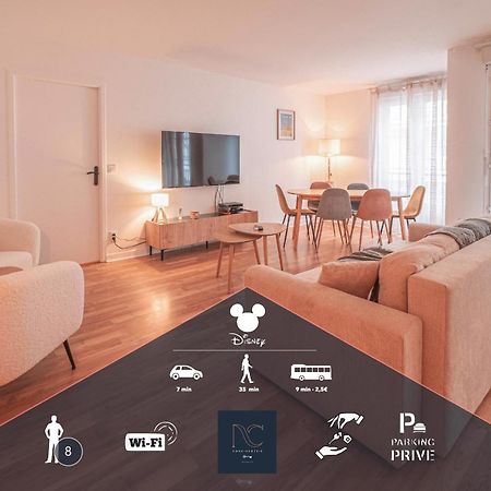 *Disneyland-Paris* 8Pers, Wifi, 2 Parkings Serris Bagian luar foto